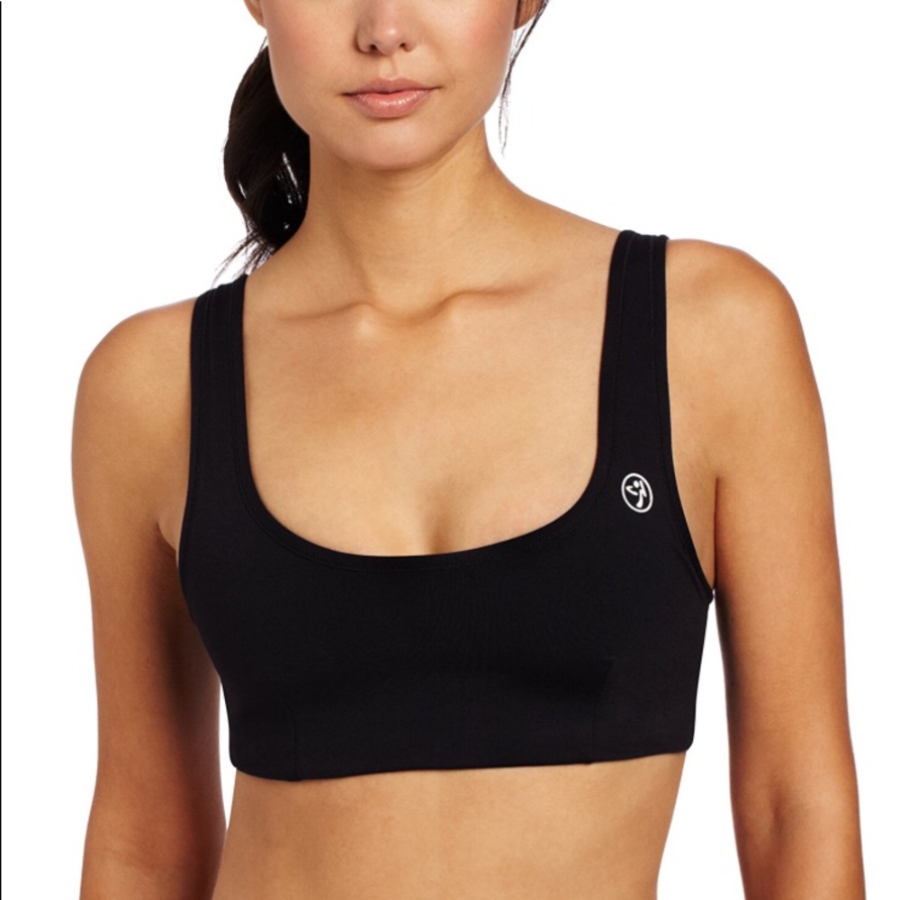 Zumba Black Adore Two-Way Convertible Sports Bra
